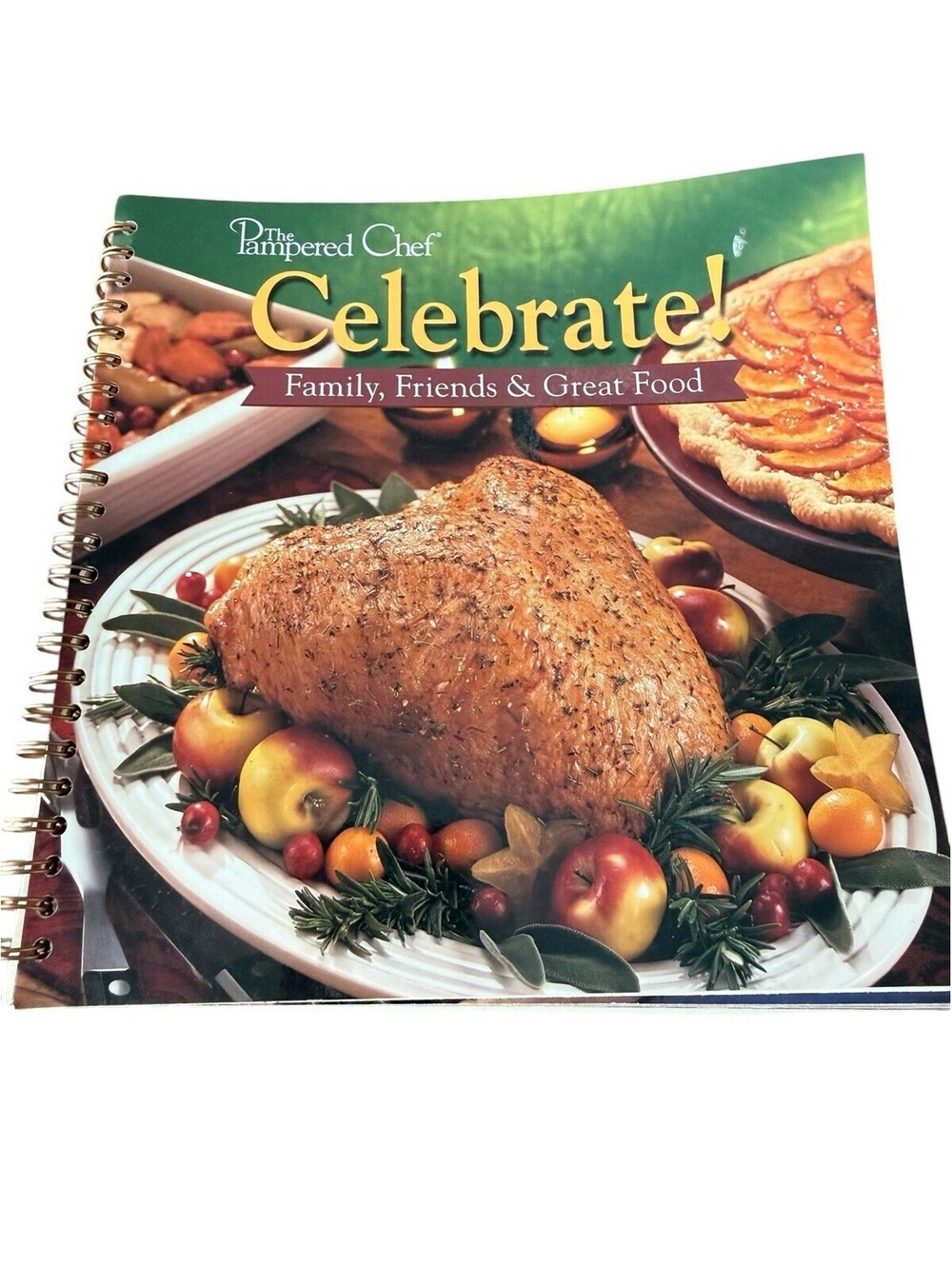 Pampered Chef Celebrate! Spiral Bound Cookbook 2001